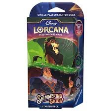 Lorcana Shimmering Skies Starter Deck - Scar